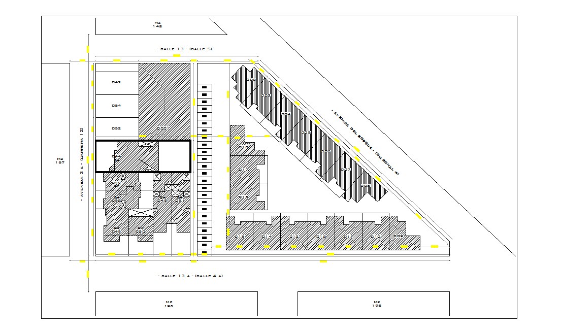 site plan using autocad