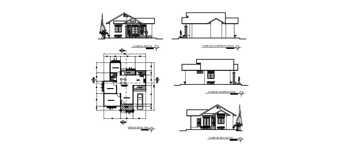 Small House Plan Autocad