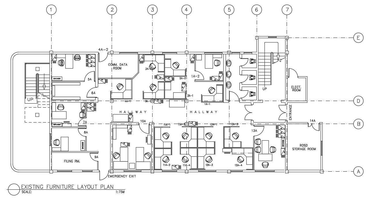 Small Office Building Design Plans - Cadbull