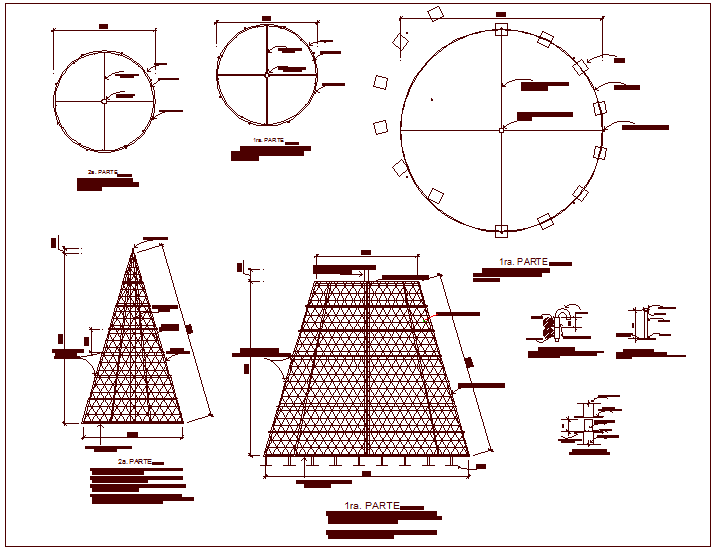 Structure Detail of Christmas tree design