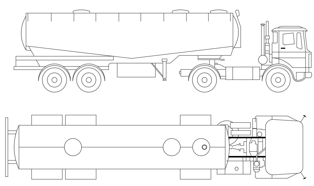 Transportation Truck Autocad Blocks Drawing Free Dwg - vrogue.co