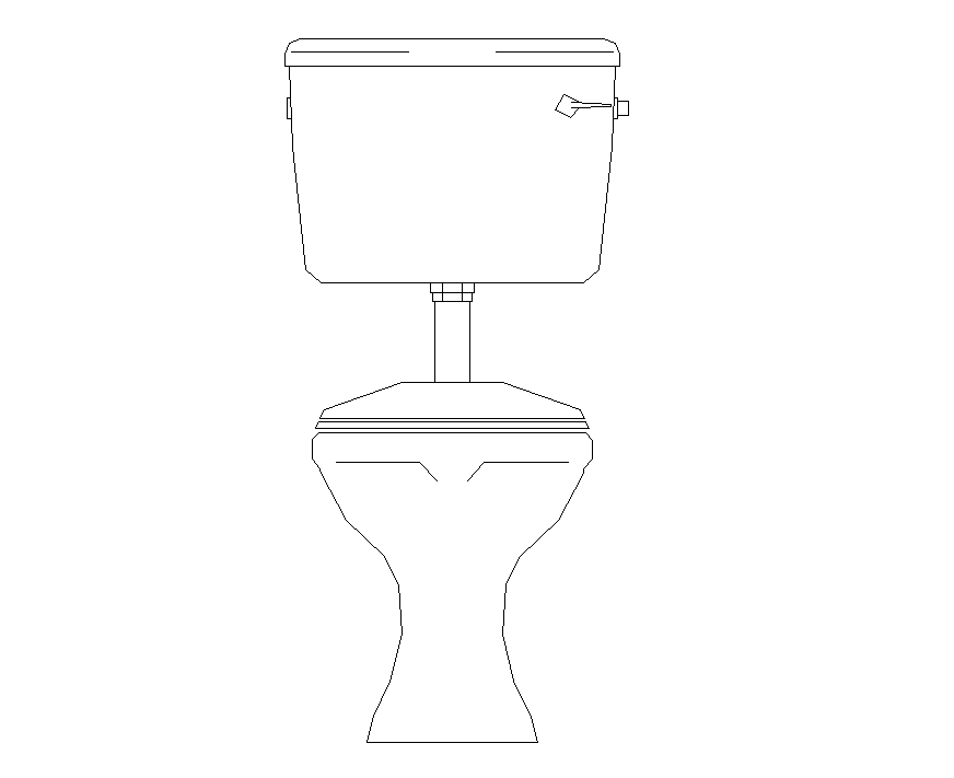 Toilet  detail elevation  2d view CAD  block  layout file 