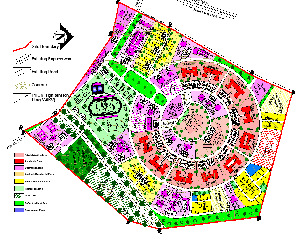 Town Planning Layout In Detail Autocad Drawing Dwg File Cad File ...