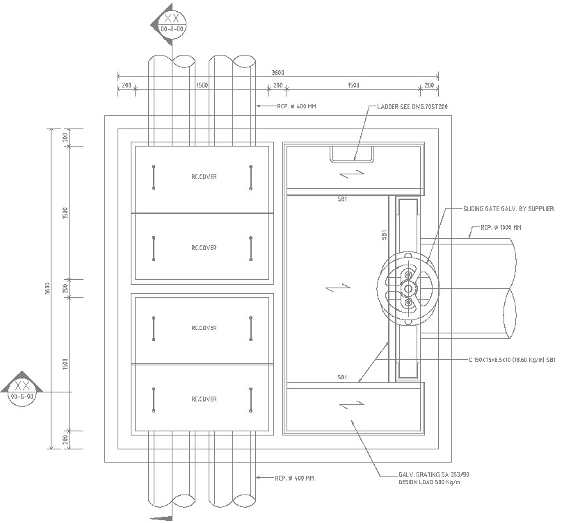 Trash Trap Design AutoCAD File - Cadbull