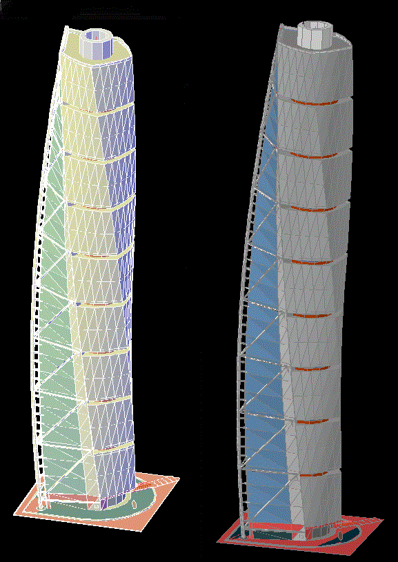 Turning Torso 3d Model - Cadbull