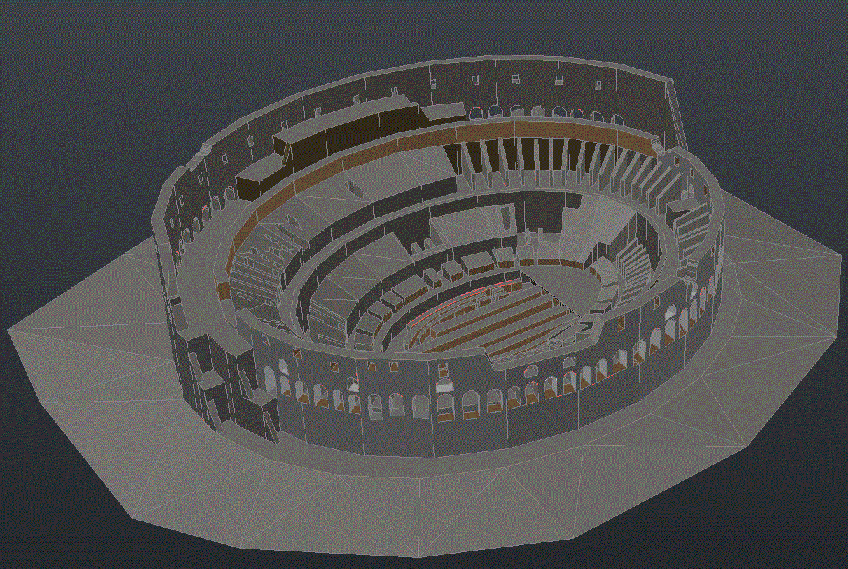 Roman Colosseum 3d - Cadbull