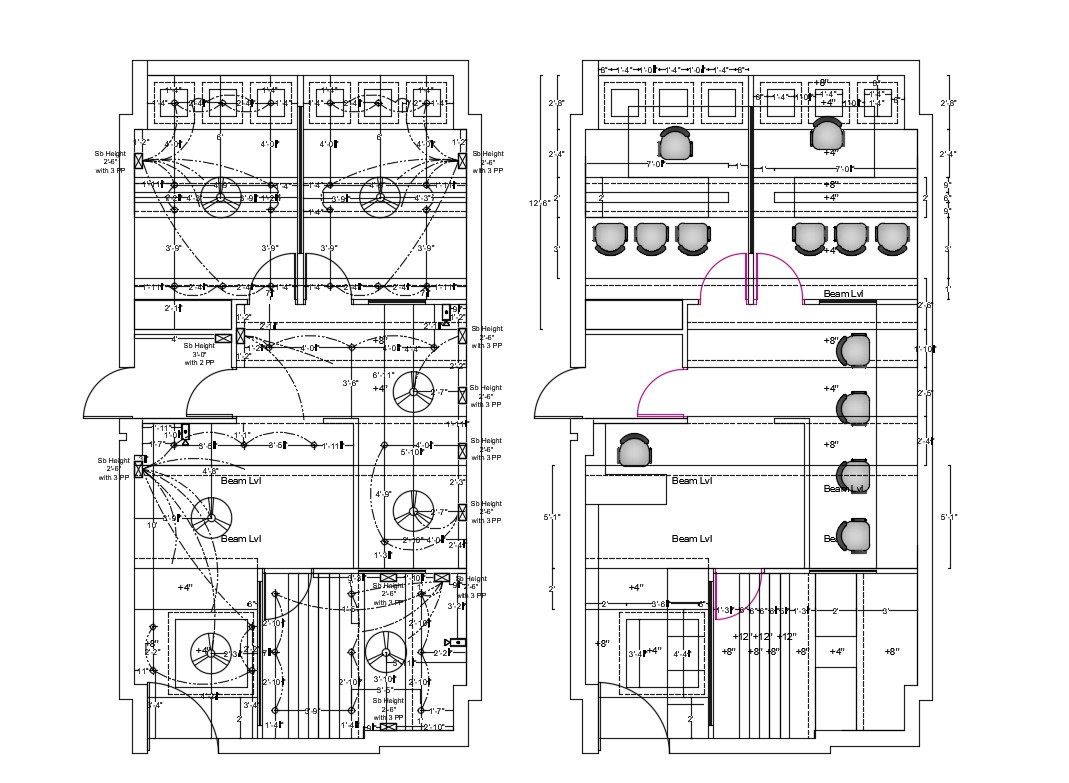 Use Office Furniture Plan With Ceiling Design And Electrical