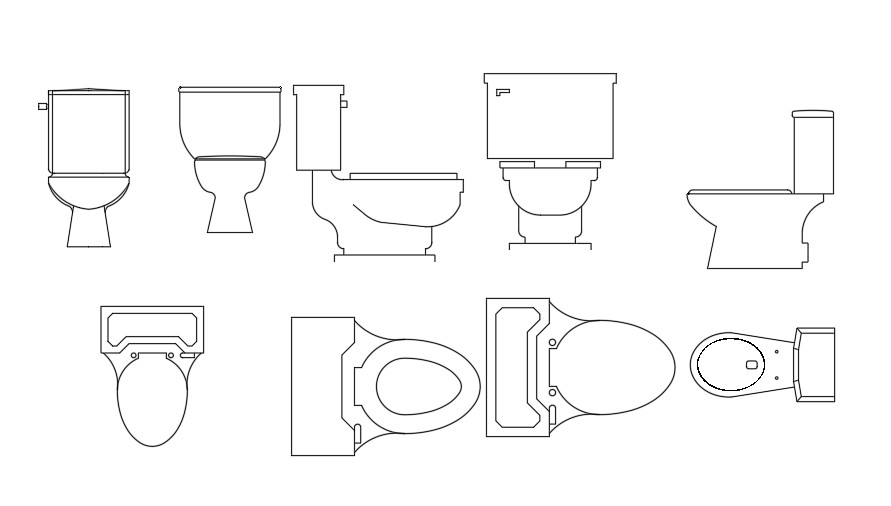 Toilet Cad Block Free Download Drawing Cadbull | Images and Photos finder