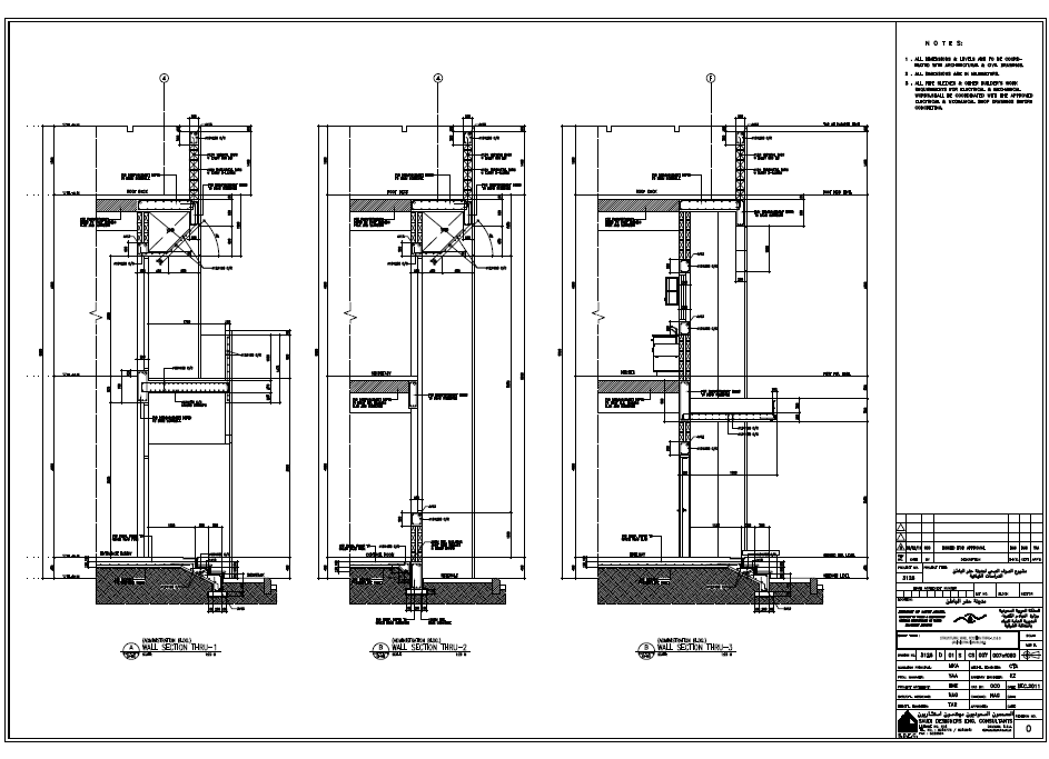 Wall Section Plan detail - Cadbull