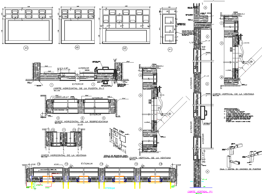 Wall Section Detail Dwg File Cadbull