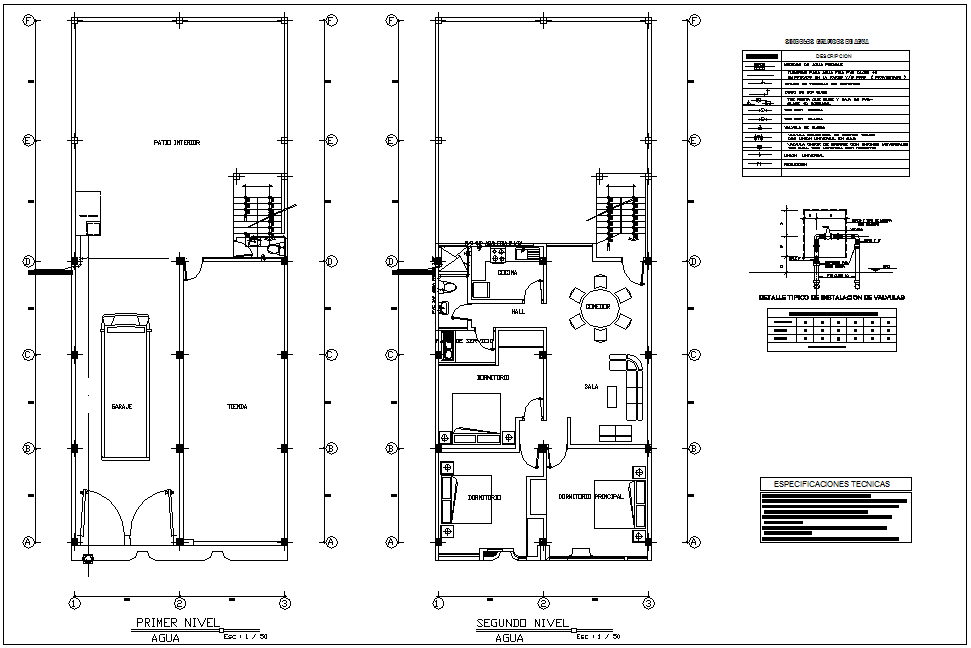 Water line with sanitary view for house floor plan with 