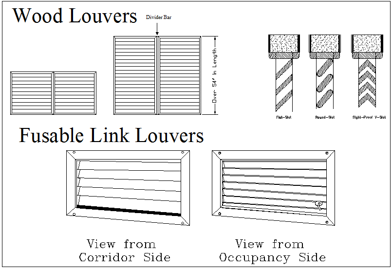 Louvers In Plan