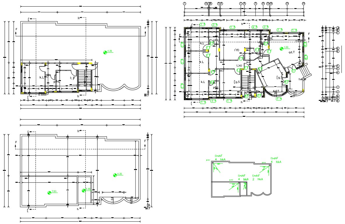 Working Drawing Bungalow Plan Cad File Cadbull Sexiezpicz Web Porn