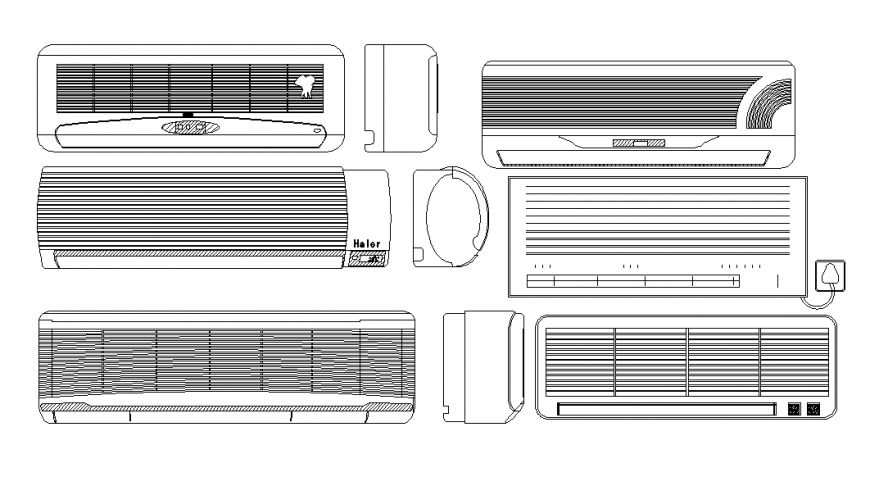 Air_Conditioning Block Autocad Drawing Detail - Cadbull