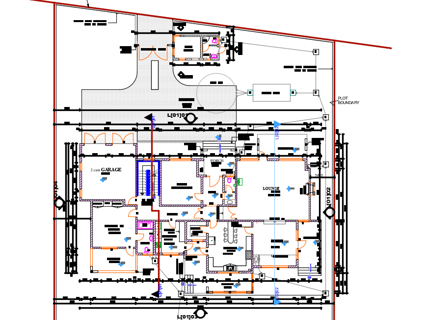  Architecture  house  layout plan autocad  file Cadbull
