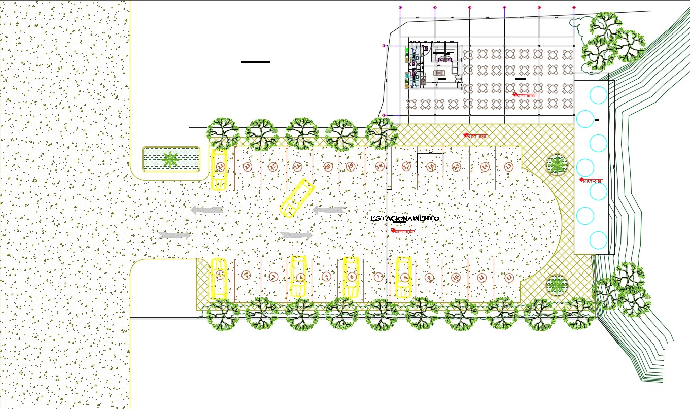 Open restaurant autocad drawing - Cadbull