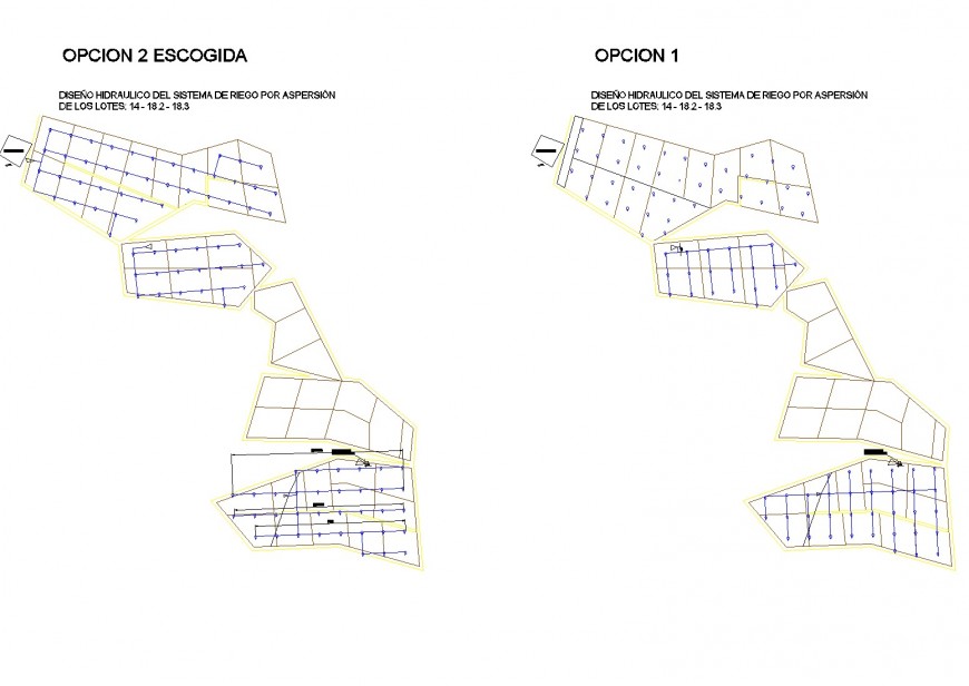 Design Of A Sprinkler System Plan Dwg File Cadbull 0984