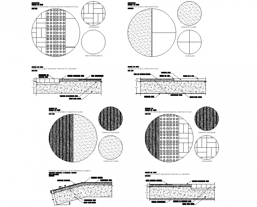 Different design of flooring tiles autocad file Cadbull