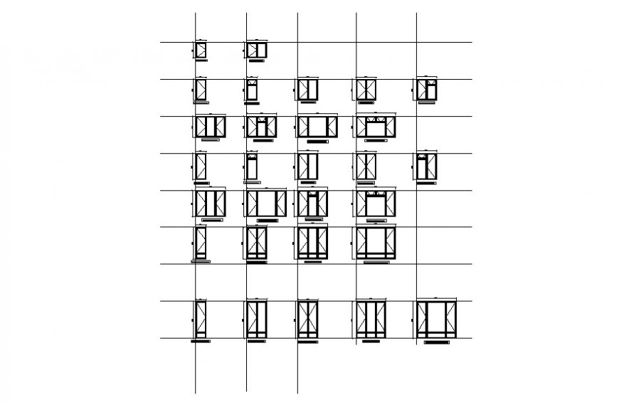 Drawing of window wood casement detail AutoCAD file - Cadbull