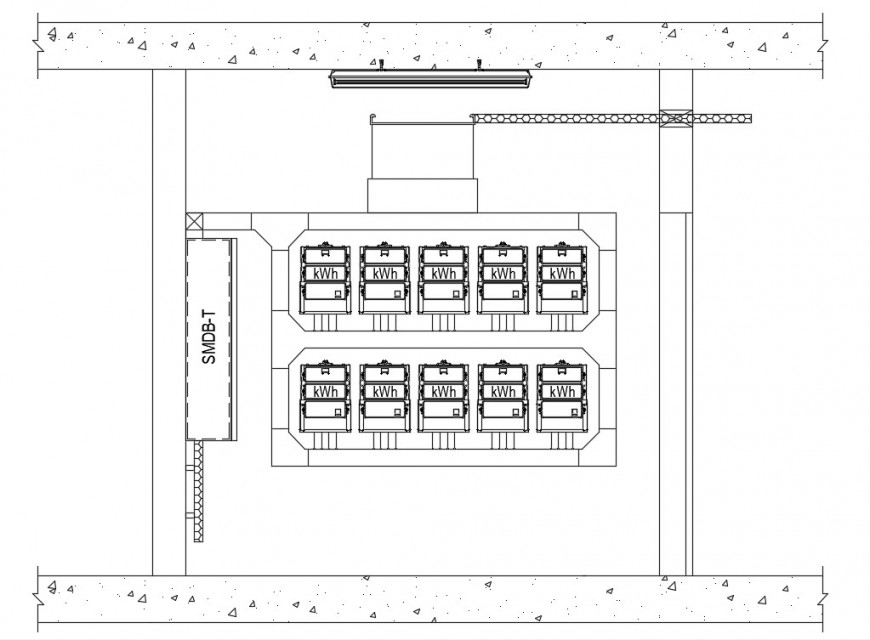 Electrical room detail cad file Cadbull