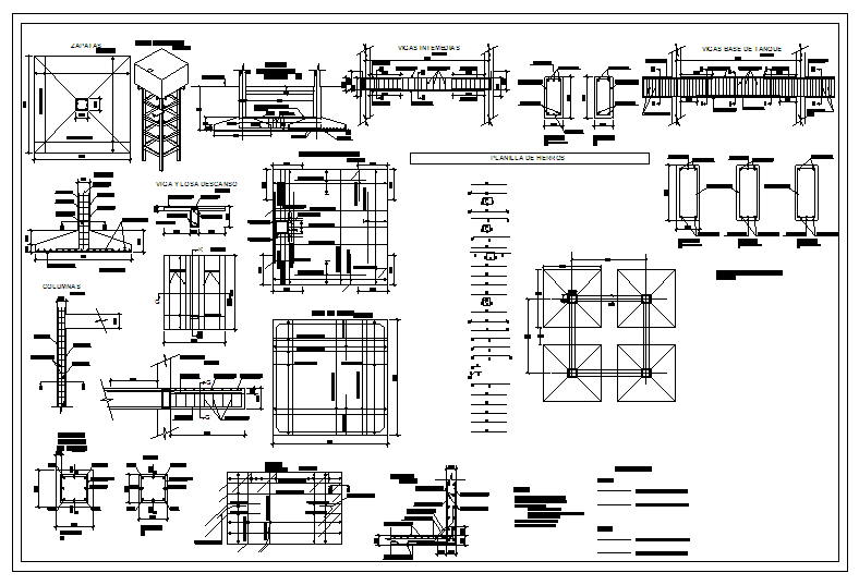 Steel Column Detail - Cadbull