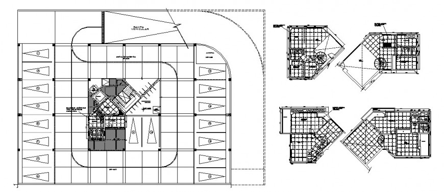 False Ceiling Plans And Constructive Structure Cad Drawing