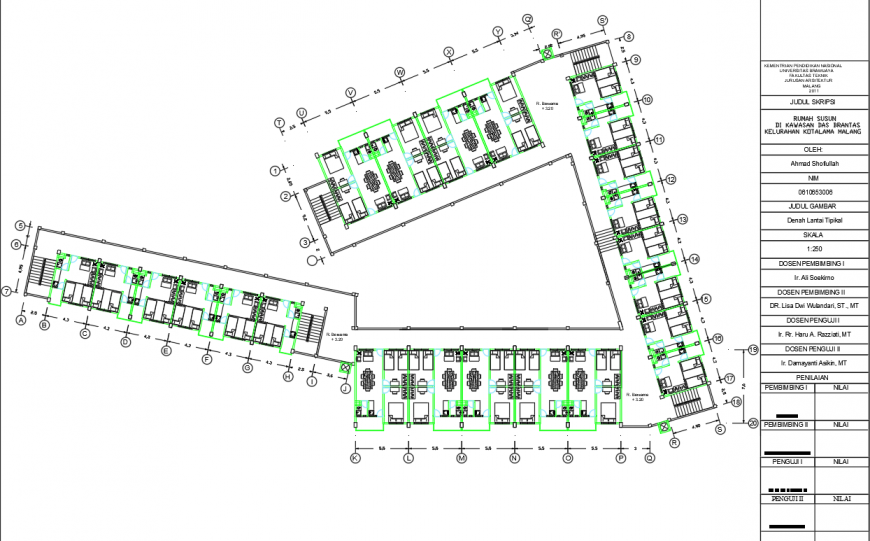 Guest house layout plan drawing in dwg AutoCAD file Cadbull