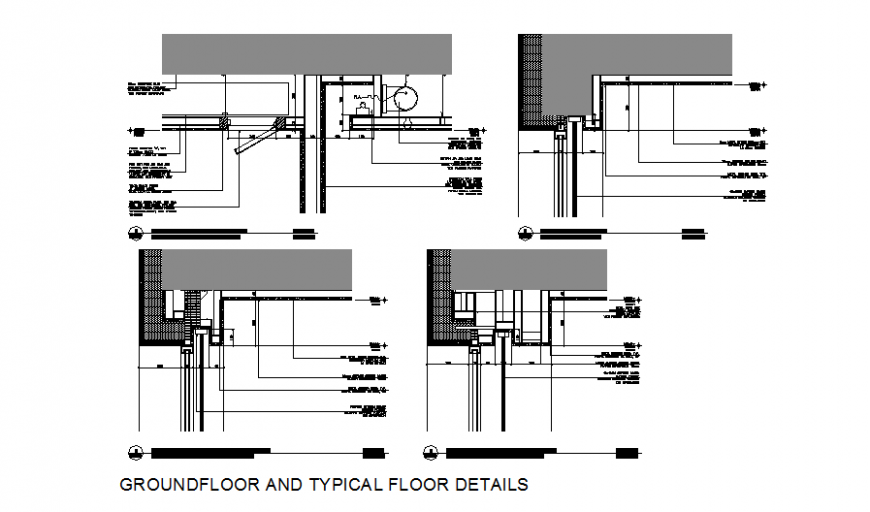 Sliding Glass Door Joinery Detail Drawing In Dwg File